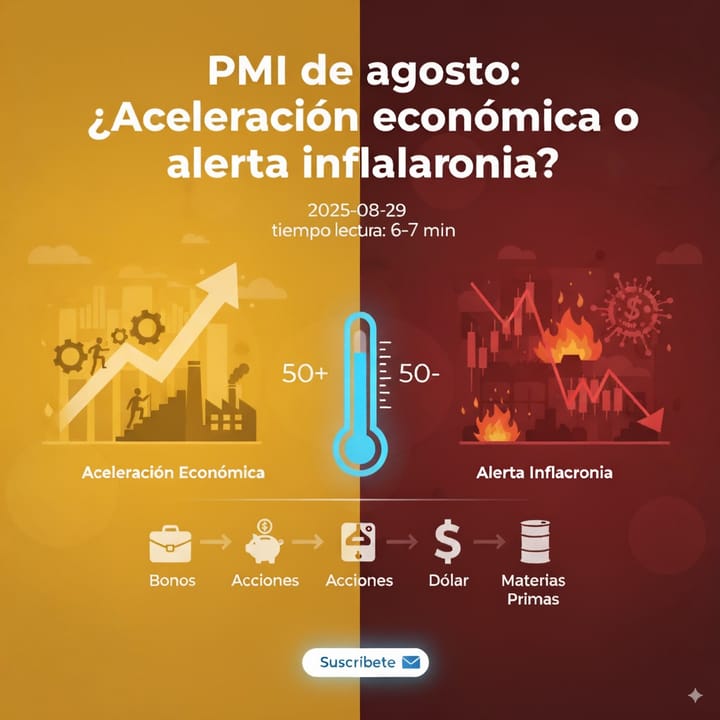 PMI de agosto: motor encendido, precios ardientes