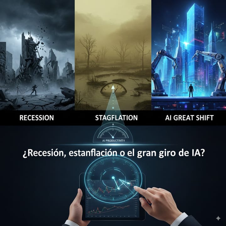 ¿Recesión, estanflación o el gran giro de la IA?